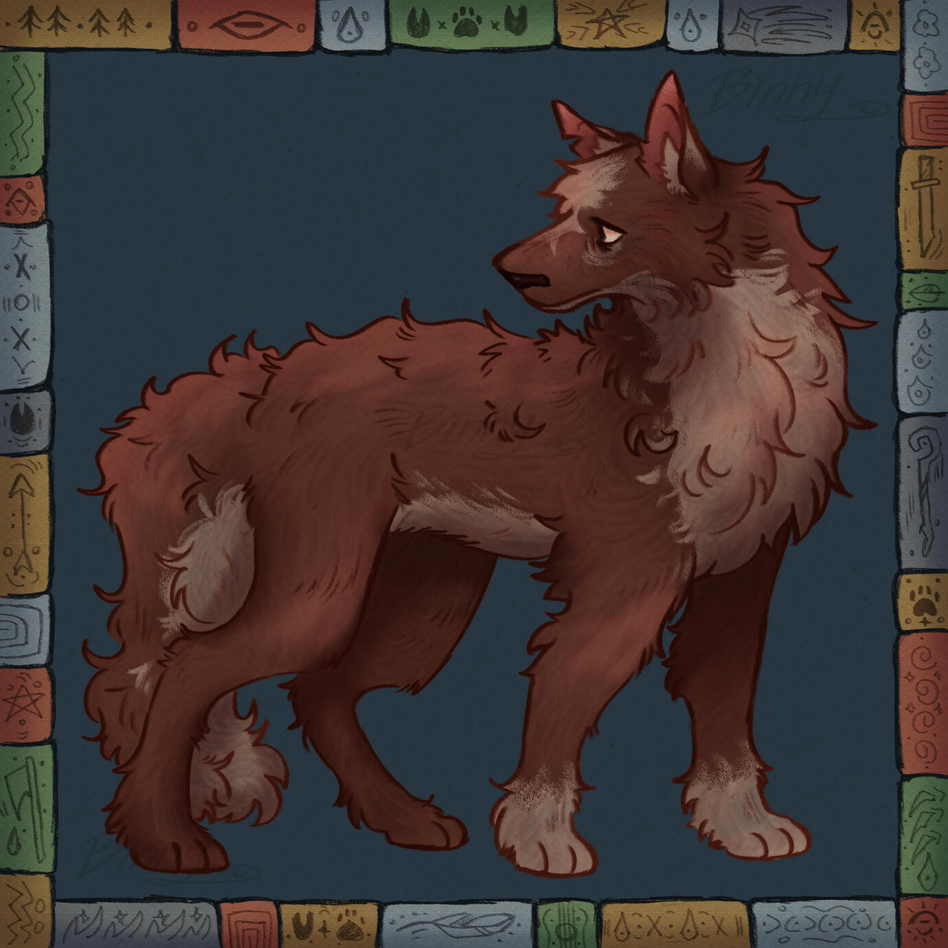 Based off of the song "And the Hound" by Yaelokre as a prompt in their public server