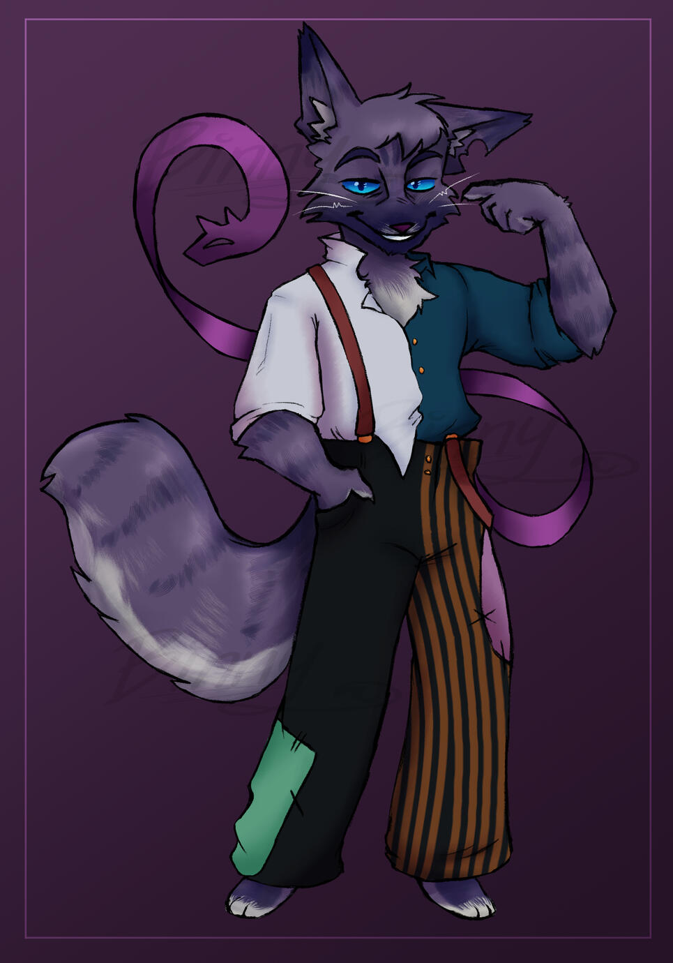 My character Chester, based off of the Cheshire Cat